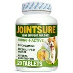 JointSure Young & Active Dog Joint Supplements - 120 Tablets