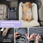 Waterproof Small Dog Car Seat with Leash