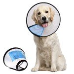 Adjustable Pet Recovery Cone Collar for Dogs