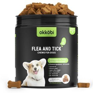 Duck Flavor Flea and Tick Chews for Dogs
