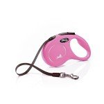 Pink 5m Flexi Classic Retractable Dog Leash