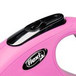 Pink 5m Flexi Classic Retractable Dog Leash