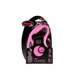 Pink 5m Flexi Classic Retractable Dog Leash
