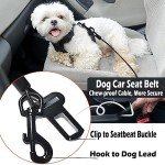 Fiyade Chew-Proof Dog Car Seat Belt - 2 Pack