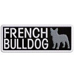 French Bulldog Iron-On Patch for Clothes & Bags
