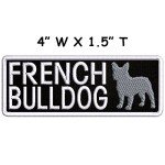 French Bulldog Iron-On Patch for Clothes & Bags