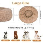 Medium Round Dog Bed - Washable & Calming