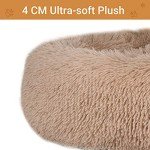 Medium Round Dog Bed - Washable & Calming