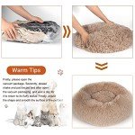 Medium Round Dog Bed - Washable & Calming