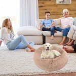 Medium Round Dog Bed - Washable & Calming