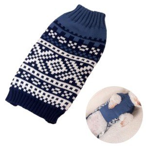 Cozy Knitted Dog Jumper for Medium Dogs