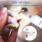 Quiet Dog Nail Grinder with LED Light – 2-Speed