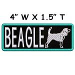 Beagle Dog Breed Embroidered Patch for Gear