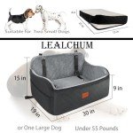 Lealchum Adjustable Car Seat for Small Dogs