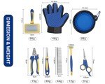 Complete 8-in-1 Dog Grooming Kit for All Breeds
