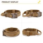 Adjustable Tactical Dog Collar with Control Handle