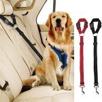 Adjustable Car Seat Belts for Dogs - 2 Pack