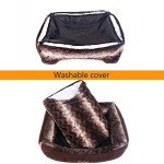 JOYELF Medium Washable Dog Bed with Toys