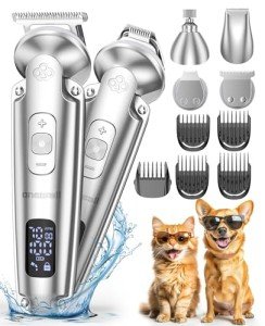 Oneisall 4-in-1 Dog Clippers & Paw Trimmer