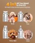 Oneisall 4-in-1 Dog Clippers & Paw Trimmer