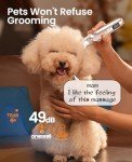 Oneisall 4-in-1 Dog Clippers & Paw Trimmer