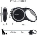 Edipets Extendable Retractable Dog Leash - 8 Metres