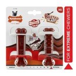 Nylabone Bacon & Steak Chew Toys for Dogs