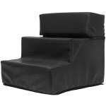 GOG 3-Step Anti-Slip Pet Stair Ramp (Black)