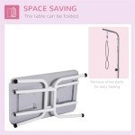 Foldable 32" Dog Grooming Table in Pink