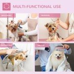 Foldable 32" Dog Grooming Table in Pink