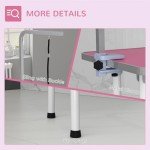 Foldable 32" Dog Grooming Table in Pink