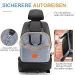 Memory Foam Dog Car Seat for Small Dogs