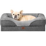 Medium Orthopedic Memory Foam Dog Bed - Dark Grey