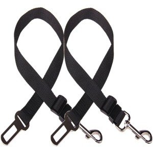 Adjustable Dog Seat Belts for Car Travel - 2 Pcs