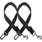 Adjustable Dog Seat Belts for Car Travel - 2 Pcs