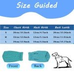 Warm Blue Puppy Sweater for Small Dogs