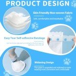 20-Pack Waterproof Disposable Dog Boots for Paws