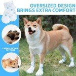 20-Pack Waterproof Disposable Dog Boots for Paws