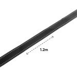 KCT Reflective Black Nylon Dog Leash 1.2m