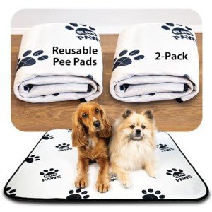 XL Heavy-Duty Washable Dog Pee Pads (2-Pack)