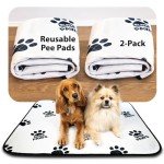 XL Heavy-Duty Washable Dog Pee Pads (2-Pack)