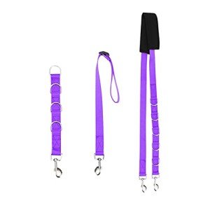 3-Pack Dog Grooming Restraint Loops - Purple