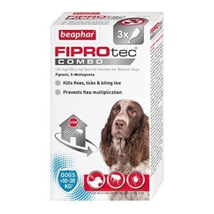 FIPROtec® COMBO for Medium Dogs – 3 Pipettes