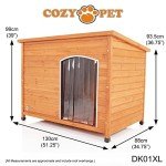 Insulated XL Dog Kennel with Removable Floor