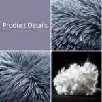 Cozy Grey Plush Round Dog Bed - 60cm