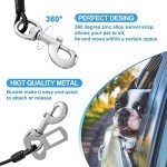 Dog Car Harness and Seatbelt - 2 Pack Black