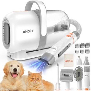 Afloia Dog Grooming Kit with Vacuum and Clippers