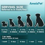 AmeizPet Flea and Tick Chewable Tablets for Dogs