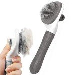 Self-Cleaning Slicker Brush for Dogs and Cats