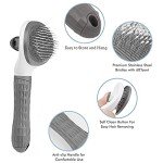 Self-Cleaning Slicker Brush for Dogs and Cats
